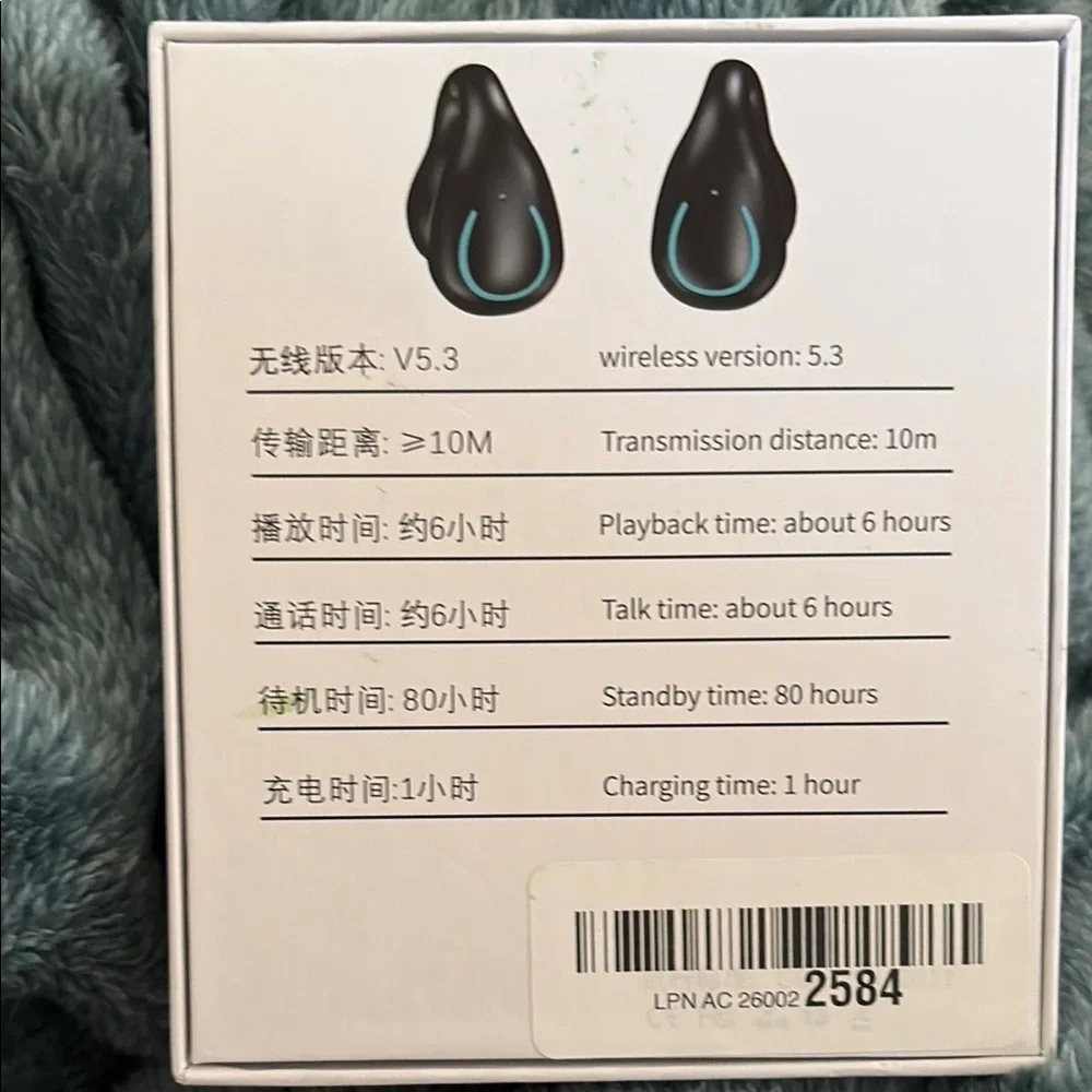 Black Wireless Earbuds